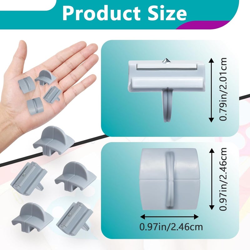 Joworthy 9 Pcs 157400-1001 Paper Trimmers Blades Replacement for Fiskars Blades, Compatible with 12" Portable Paper Cutter Style I Blade 1968701005, Grey - Image 3